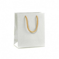 SHOPPER T/U 16X19+8CM BIANCO -