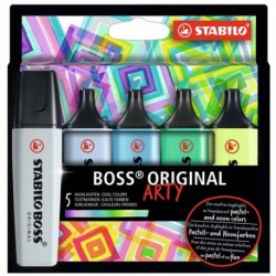 EVIDENZIATORE STABILO BOSS ARTY 5PZ