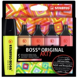 EVIDENZIATORE STABILO BOSS ARTY 5PZ