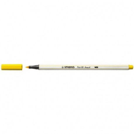 PENNARELLI STABILO PEN68 BRUSH GIALLO
