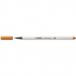 PENNARELLI STABILO PEN68 BRUSH OCRA SCUR