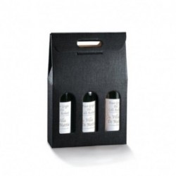 SC. 3 BOTTIGLIE 270X90X385 SETA NERO