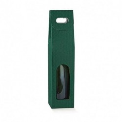 SC. 1 BOTTIGLIA 90X90X385 SPOT VERDE