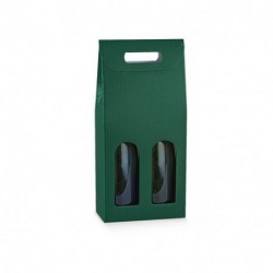 SC. 2 BOTTIGLIE 180X90X385 SPOT VERDE