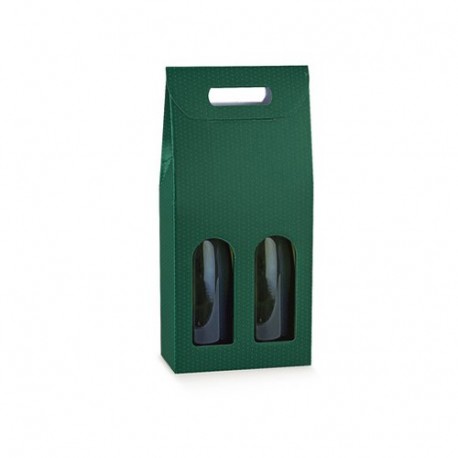 SC. 2 BOTTIGLIE 180X90X385 SPOT VERDE