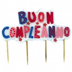 CANDELA BUON COMPLEANNO ROSA - 73101