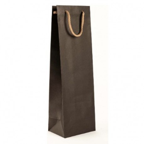 SHOPPER T/U 12X39+9CM VINO NERO