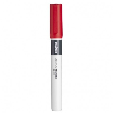 MARCATORI CARIOCA PLUS ACRILICI ROSSO6PZ