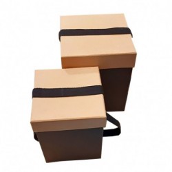 SET 3 SCATOLE TAKE AWAY KRAFT  - 22904