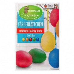 COLORI PER UOVA FARBBLATTCHEN 5PZ.