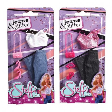 BAMBOLA STEFFI LOVE JEANS & GLITTER  -