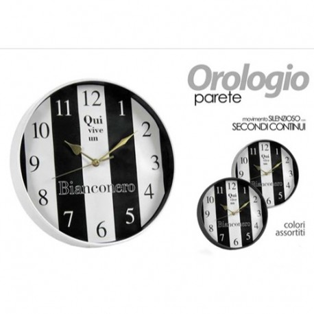 OROLOGIO BIANCO E NERO  31X4,3CM -