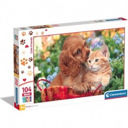 CLEM PUZZLE 104 MAXI CUTE FRIEN  - 25763