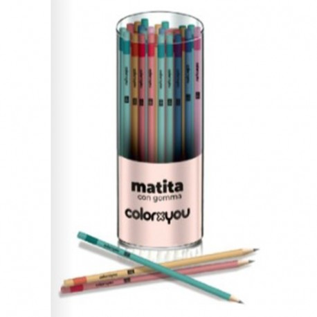 MATITE CON GOMMINO COLOR X YOU 72PZ