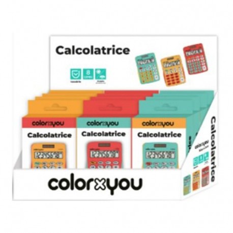 CALCOLATRICE TASC. 8 CIFRE COLOR X YOU