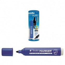 TRATTO MARKER BLU PUNTA TONDA BLISTER