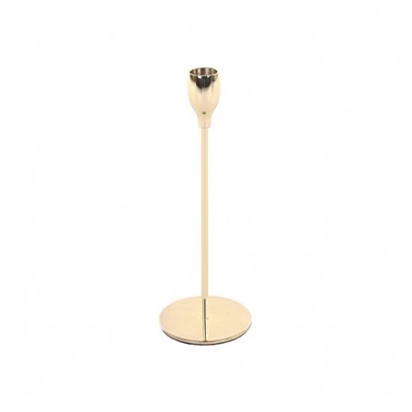 PORTACANDELE DI METALLO ORO  - DS 44945A