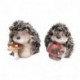 RICCIO DI CERAMICA 10X9XH10CM ASS MARONE
