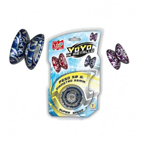 YOYO IN ALLUMINIO 4 COLORI ASS  - 67127