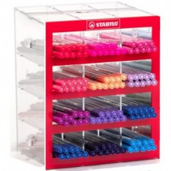 DISPLAY STABILO PEN68 BRUSH CUBE 120PZ