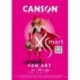 BLOCCO CANSON A4 250G FASHION ART. -