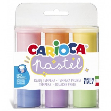 TEMPERA CARIOCA 25ML.POT PASTEL - 43185