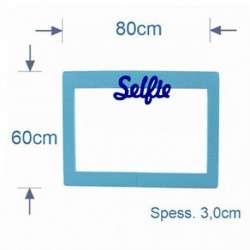 CORNICE SELFIE AZZURRA GRANDE  -