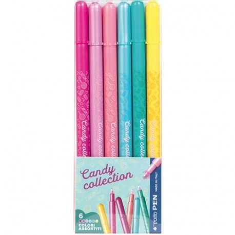 ASTUCCIO 6PZ  TRATTO PEN CANDY - F807806