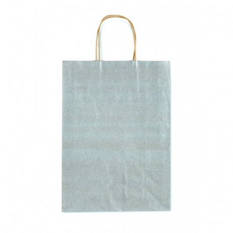 SHOPPER T/U 36X12X41CM SILVER