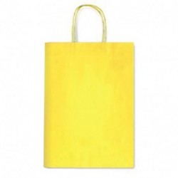 BORSA IN CARTA  36X12X41CM GIALLO -