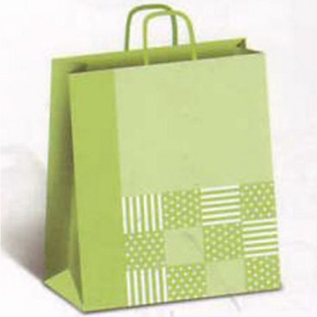 SHOPPER  16X8X21CM VERDE