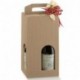 SCATOLA 4 BOTTIGLIE 180X180X340MM AVANA