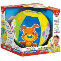 CLEM BABY PALLA MUSICALE ANIMALI -