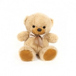 PELUCHE ORSO MARRONE CON FIOCCO - 22479