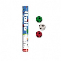 TUBO SPARA CORIANDOLI CALCIO ITALIA 30CM