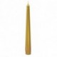 CANDELE CONICHE LACCATE ORO 20CM 6PZ