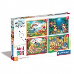 CLEM PUZZLE 4IN1 WINNIE THE POOH  -