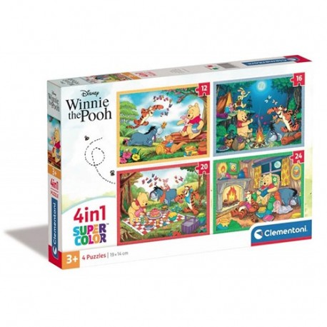 CLEM PUZZLE 4IN1 WINNIE THE POOH  -