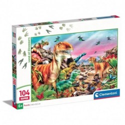 CLEM PUZZLE 104 SUPER NOLI LAND OF DINOS