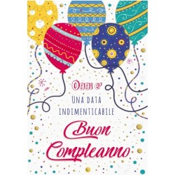 BIGLIETTO MINI COMPLEANNO - FA20064BC/48
