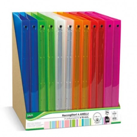 RACCOGLITORE AD ANELLI A4 15MM GLOSS