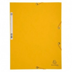 CARTELLINA C/ELASTICO 3L.CARTONE GIALLO