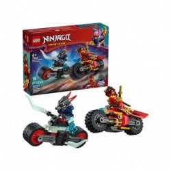 LEGO GARA DI VELOCITA' SULLA MOTO DI KAI