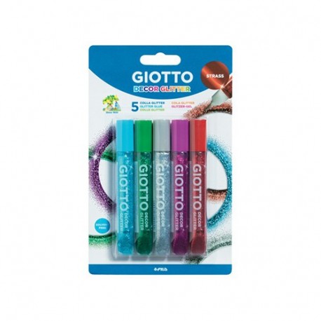COLLA GIOTTO GLITTER 10,5ML-STRA BLISTER