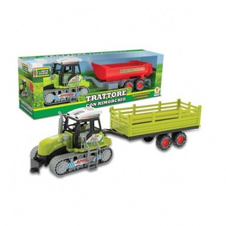 TRATTORE CON RIMORCHIO  - 68979