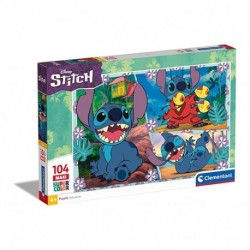 CLEM PUZZLE 104 MAXI DISNEY STITCH