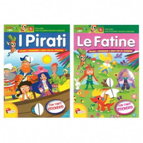 ALBI STICKERS PIRATI-FATINE