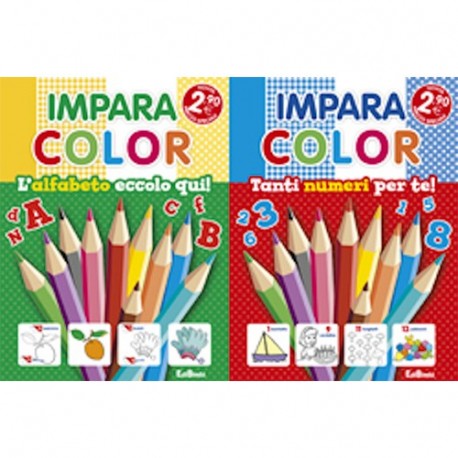 IMPARACOLOR-NUMERI-ALFABETO - 1E35325