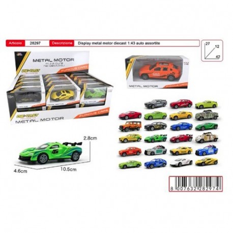 BOY METAL MOTORS 1:43 FURIUS CARS  -