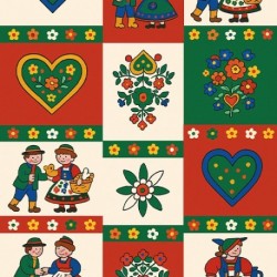 CARTA (TOVAGLIA )REGALO TIROLESE 70X100
